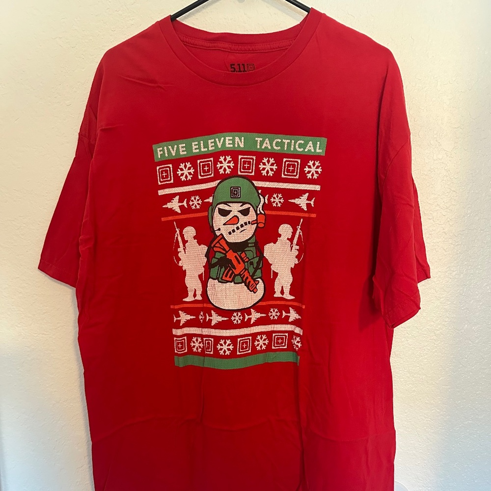 5.11 Edition limited Ugly christmas T-shirt -Size 2XL
